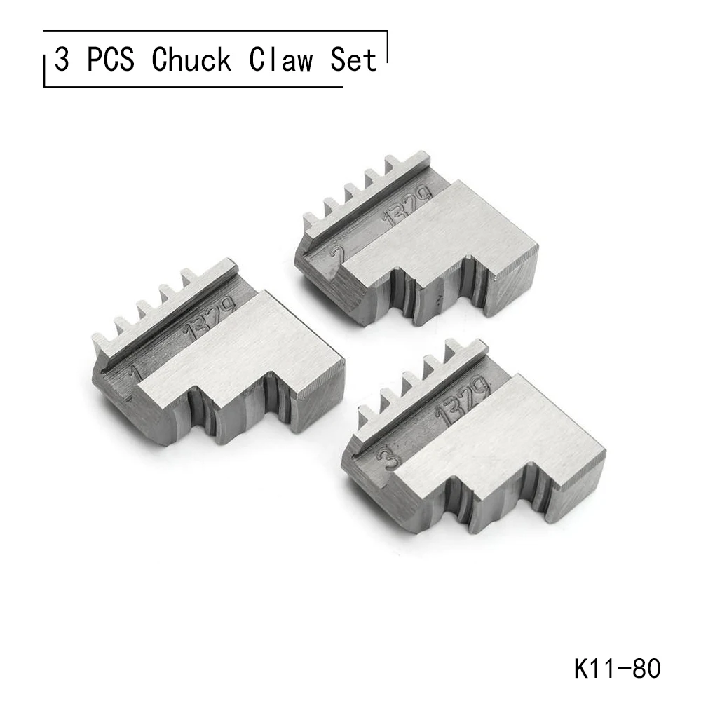 Трехкулачковые зажимные губки серии K11/3 шт. в комплекте/дополнительные