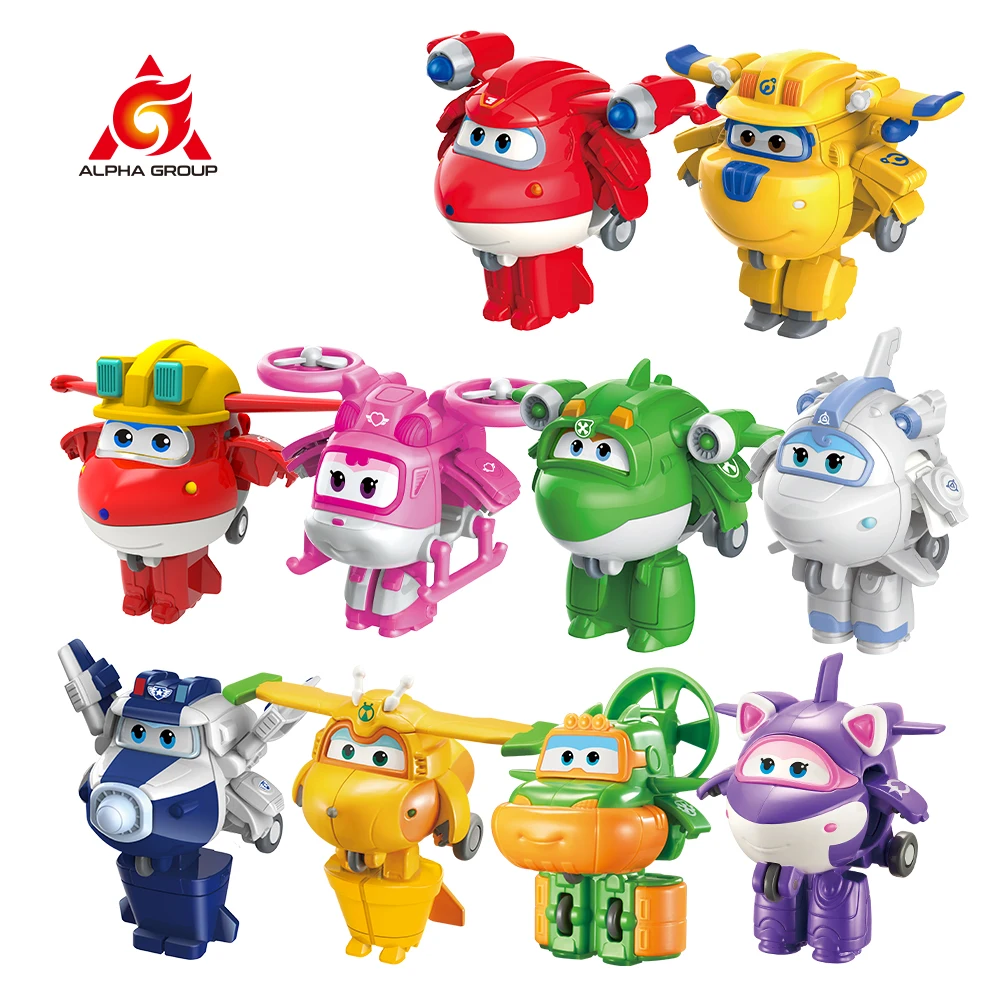 Миниатюрная трансформирующая игрушка S4 с супер крыльями самолет трансформер