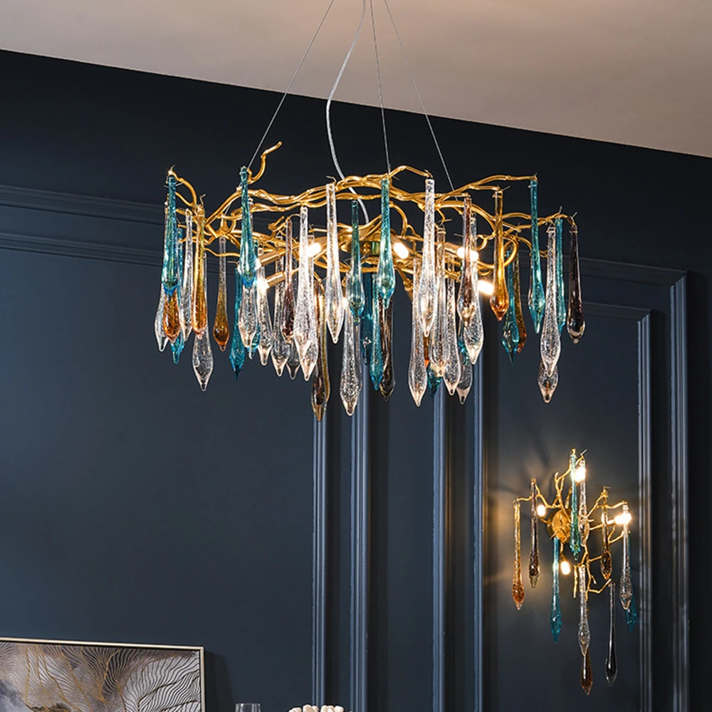 買取 スパイラルガラスのLEDシーリングライト,モダンなデザイン,大型照明,装飾的な室内灯,リビングルーム,レストラン,階段に最適です。