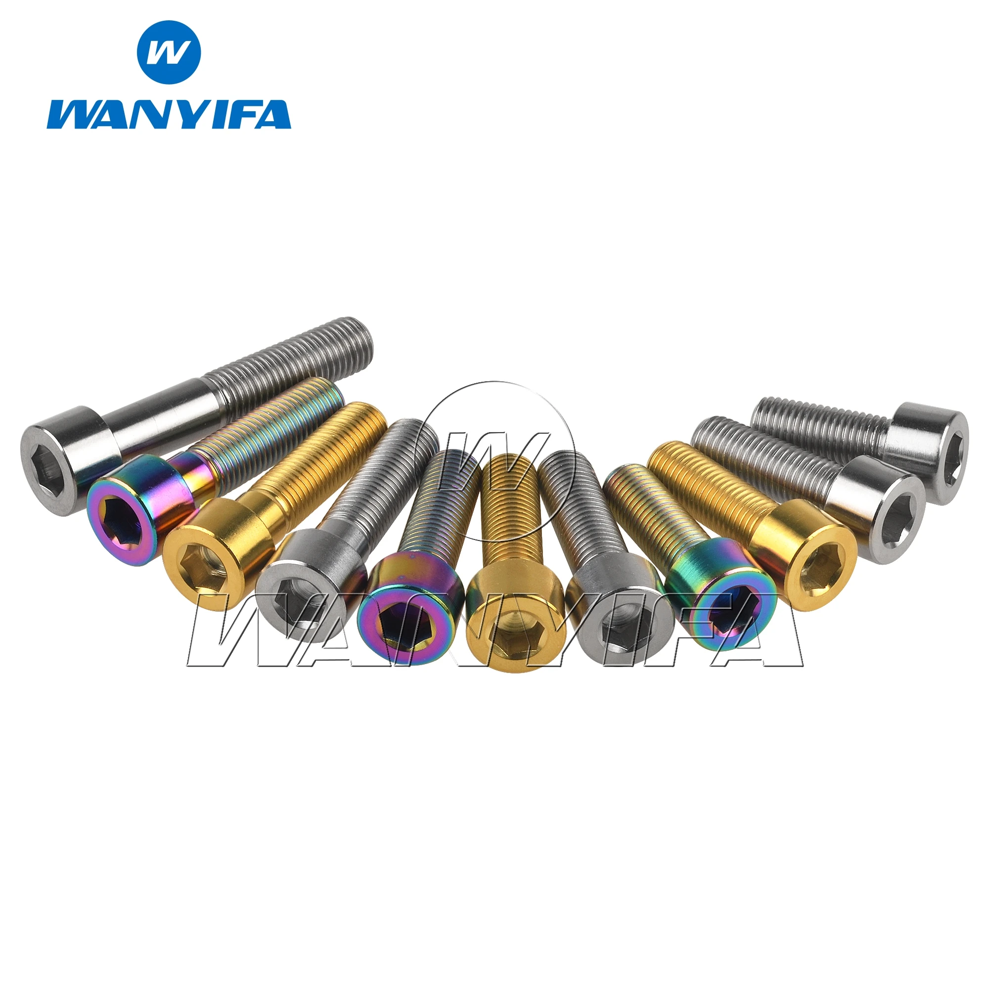 Титановый &quotWanyifa&quot Болт M10x20 25 30 35 40 45 50 55 60 70 мм 1 5 шаг с квадратным носком С