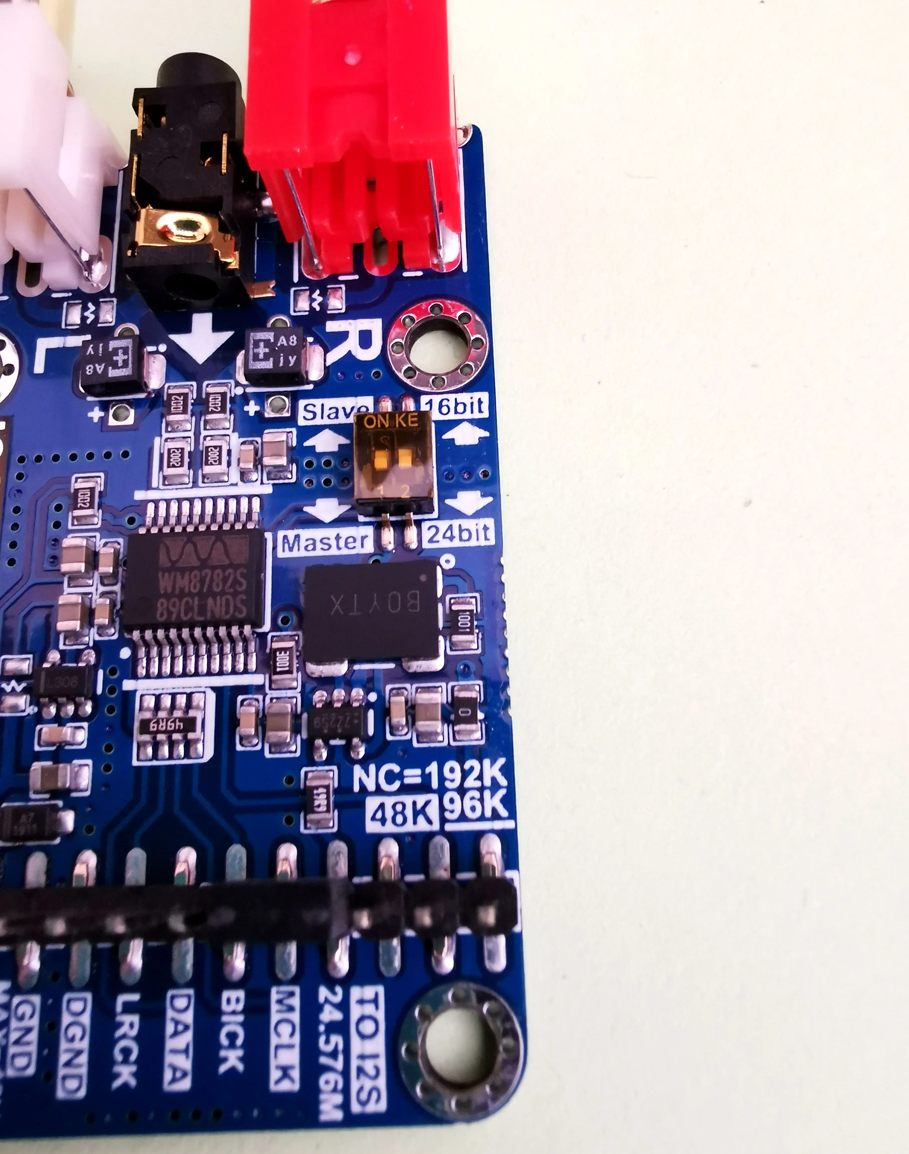 Плата разработки I2S ADC Audio модуль считывания мастер-ведомый режим 24 бит 192K 96K 48K -