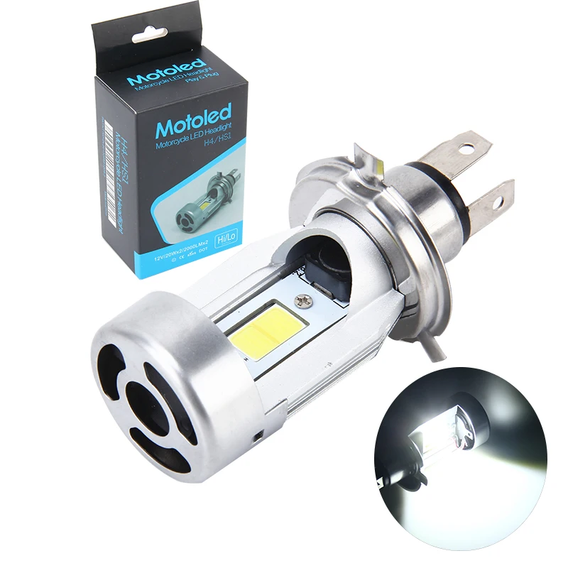 

Светодиодсветодиодный лампа дальнего/ближнего света H4 HS1 12 В для мотоцикла