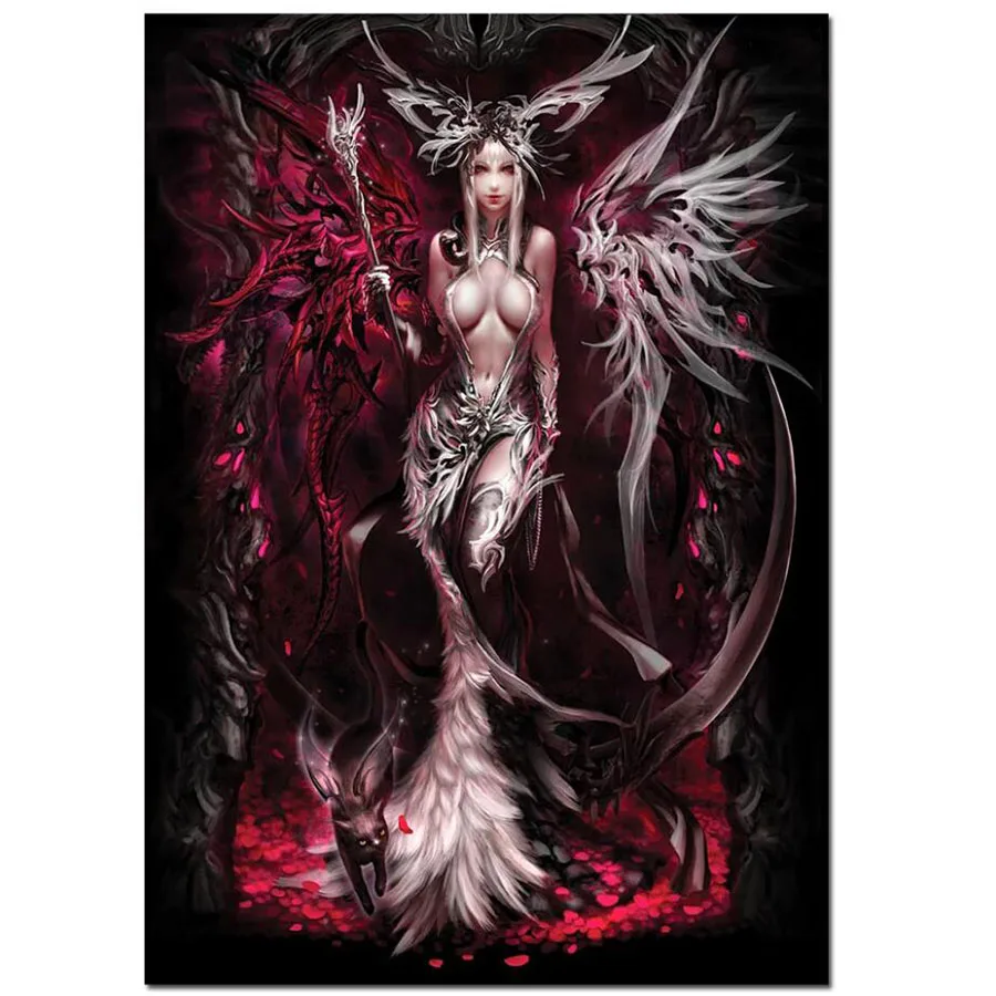 

Картина из страз 5d "сделай сам", картина из страз, мозаика из страз 5D, полная выкладка из страз, круглая вышивка из страз, сексуальная женщина, ...