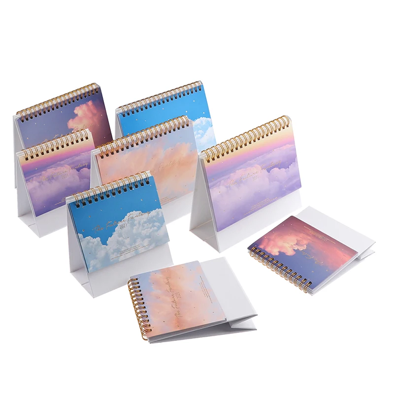 2021 облако Мечта небо календарь катушка расписание креативный настольный стол