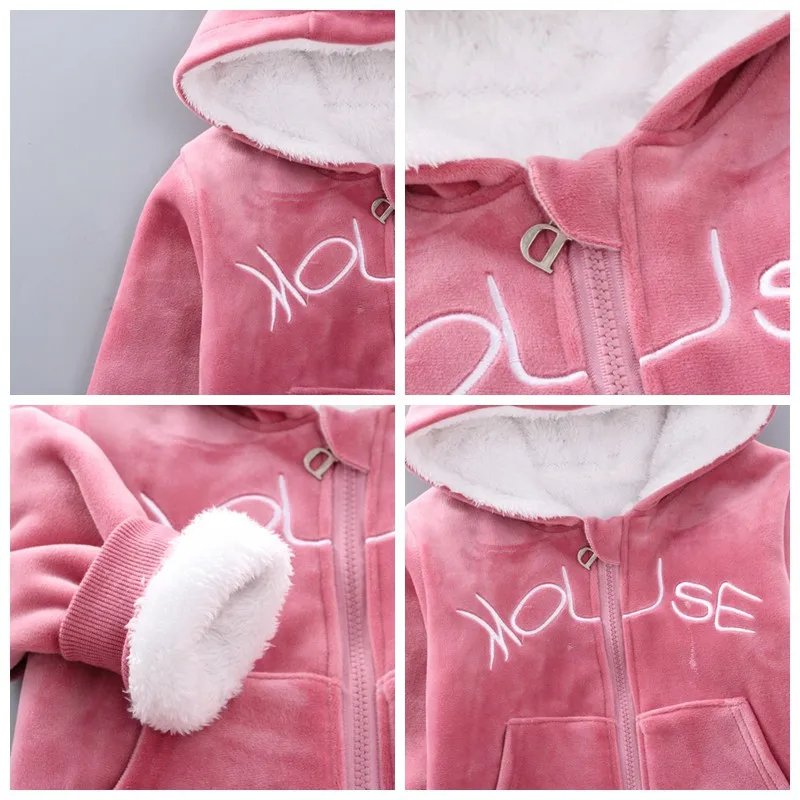 

Kids Girls Gold velvet Winter Clothing Sets Winter 2pcs Set for Girl hoodies+pants Toddler Children's Autumn Set Clothing new