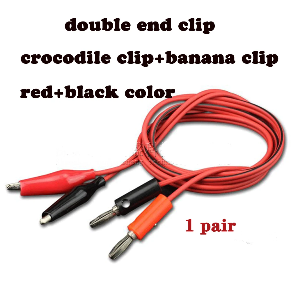 Зажимы типа крокодил электрические испытательные выводы зажим банан