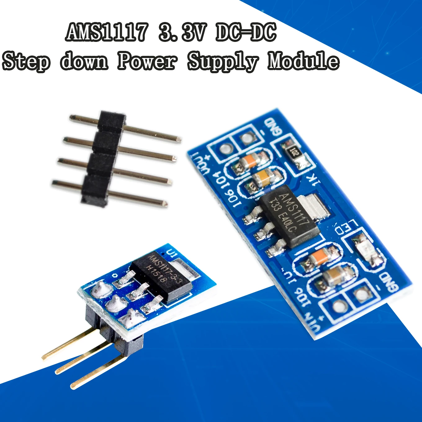 5 шт./лот AMS1117 3 V DC Шаг вниз Питание модуль для Arduino Raspberry pi|supply led|supplies aquariumsupplies list |