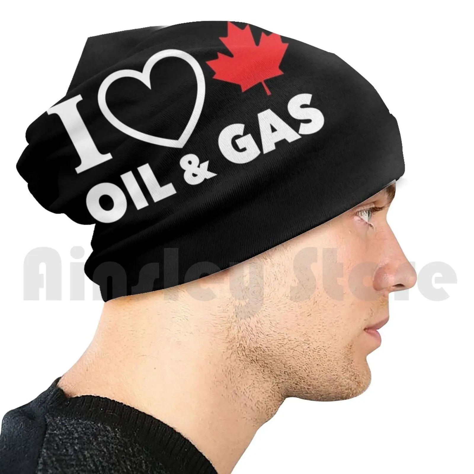 Я люблю канадскую нефть и газ красное сердце кленовые листья провинция Альберта