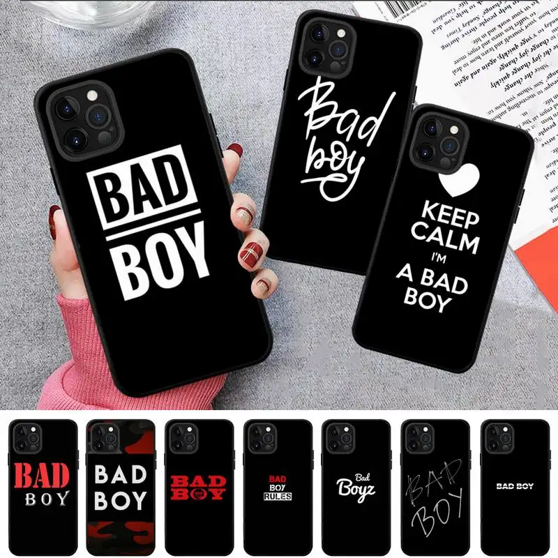 

Bad Boy Why Not Phone Case For iPhone 13 11 8 7 6 6S Plus X XS MAX 5 5S SE 2020 XR 11 pro DIY Funda