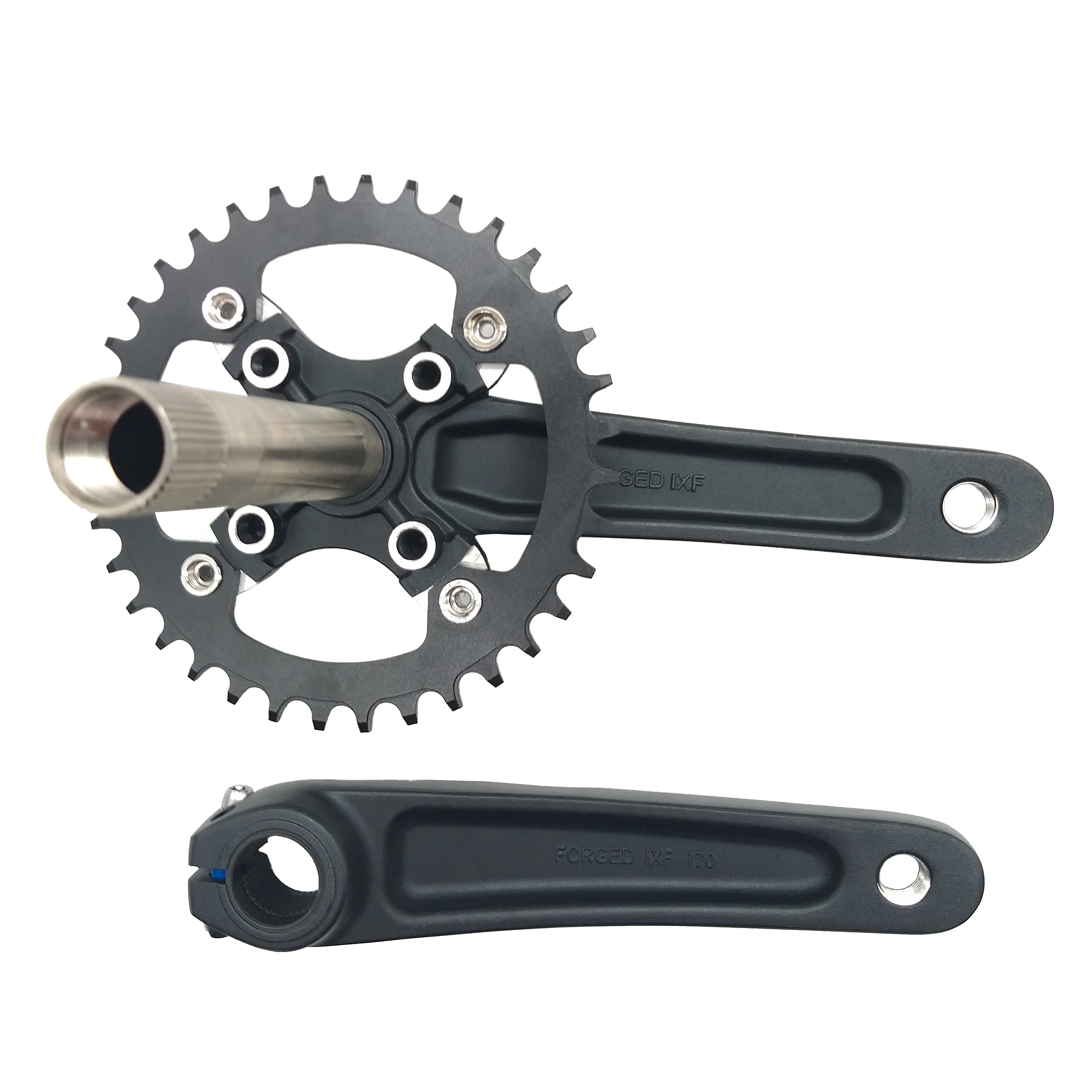 VXM 8 9 10 скоростной велосипед mtb полый Tech коленчатый набор 170 мм с 104BCD узким Широким