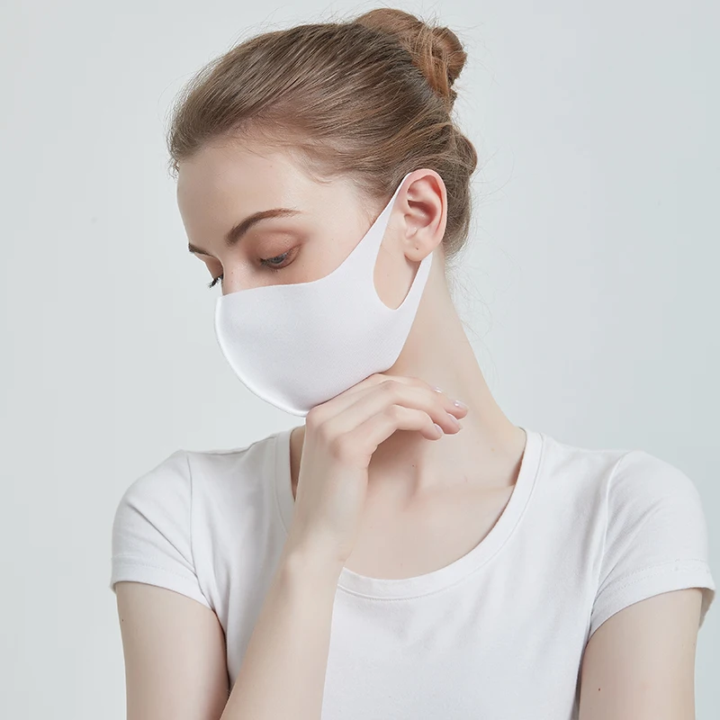 

[FEILEDIS]Mouth Mask Anti Haze Dust Washable Reusable Women Men Child Dustproof Mouth-muffle Winter Warm Mask 4 colors