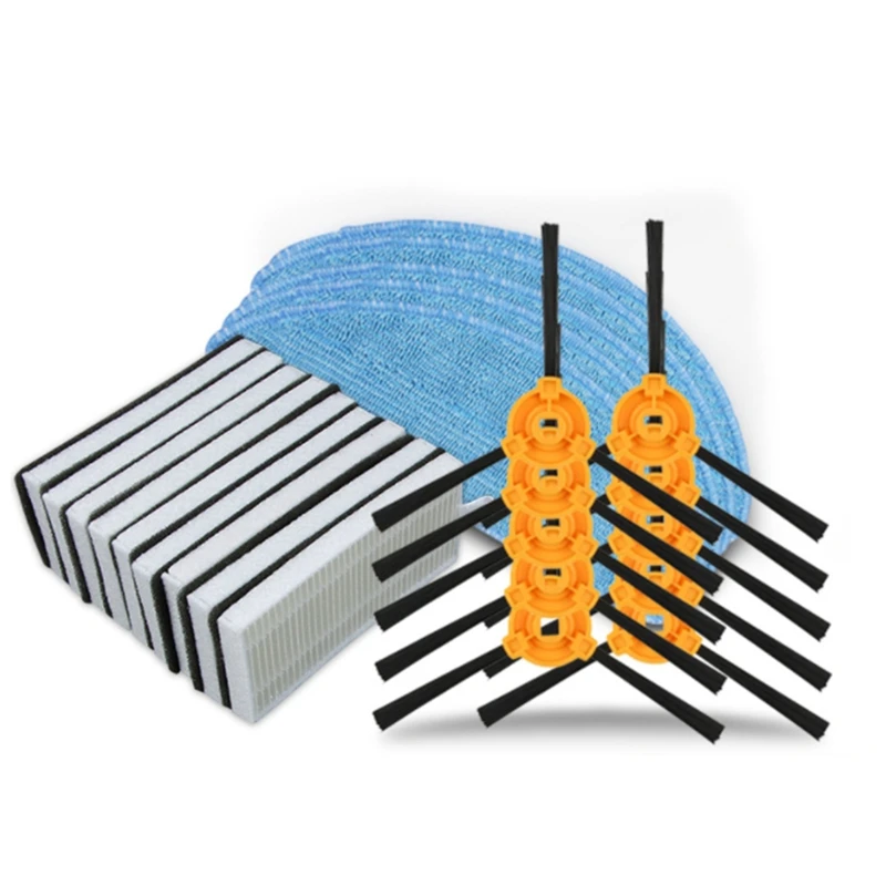 

Аксессуары для робота-пылесоса Ecovacs DN621 + DN620/DH35/45, фильтр НЕРА, боковые щетки, насадка на швабру