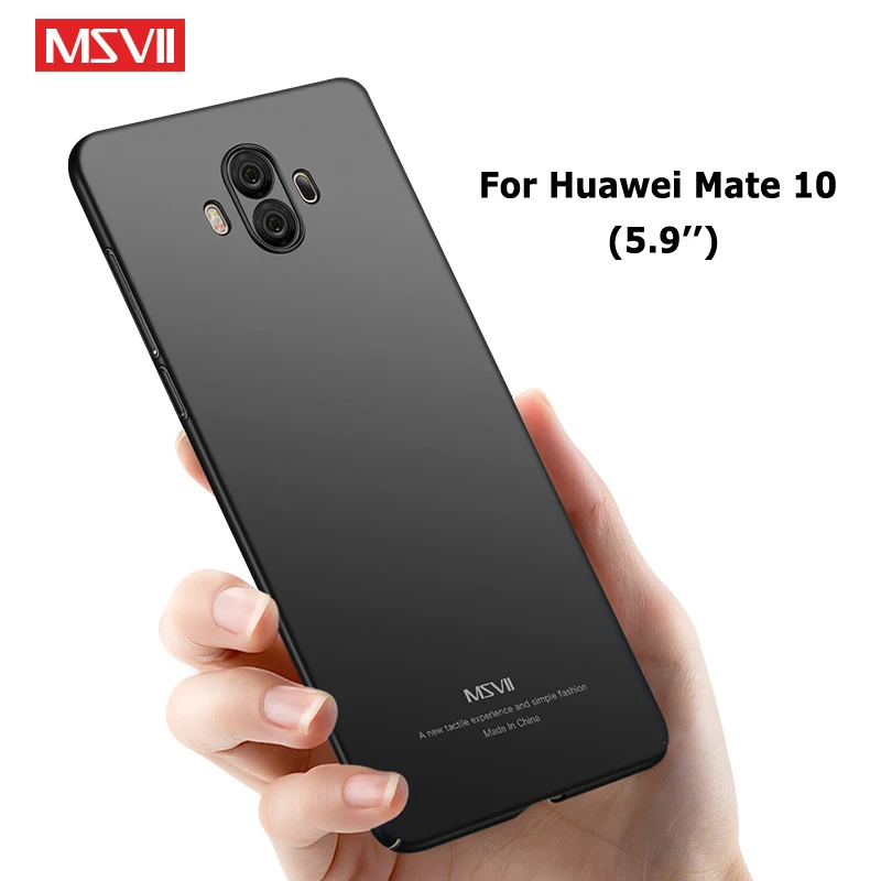 Чехол для Mate 10 Тонкие Матовые чехлы Msvii Huawei Lite Case Mate10 Pro чехол из поликарбоната