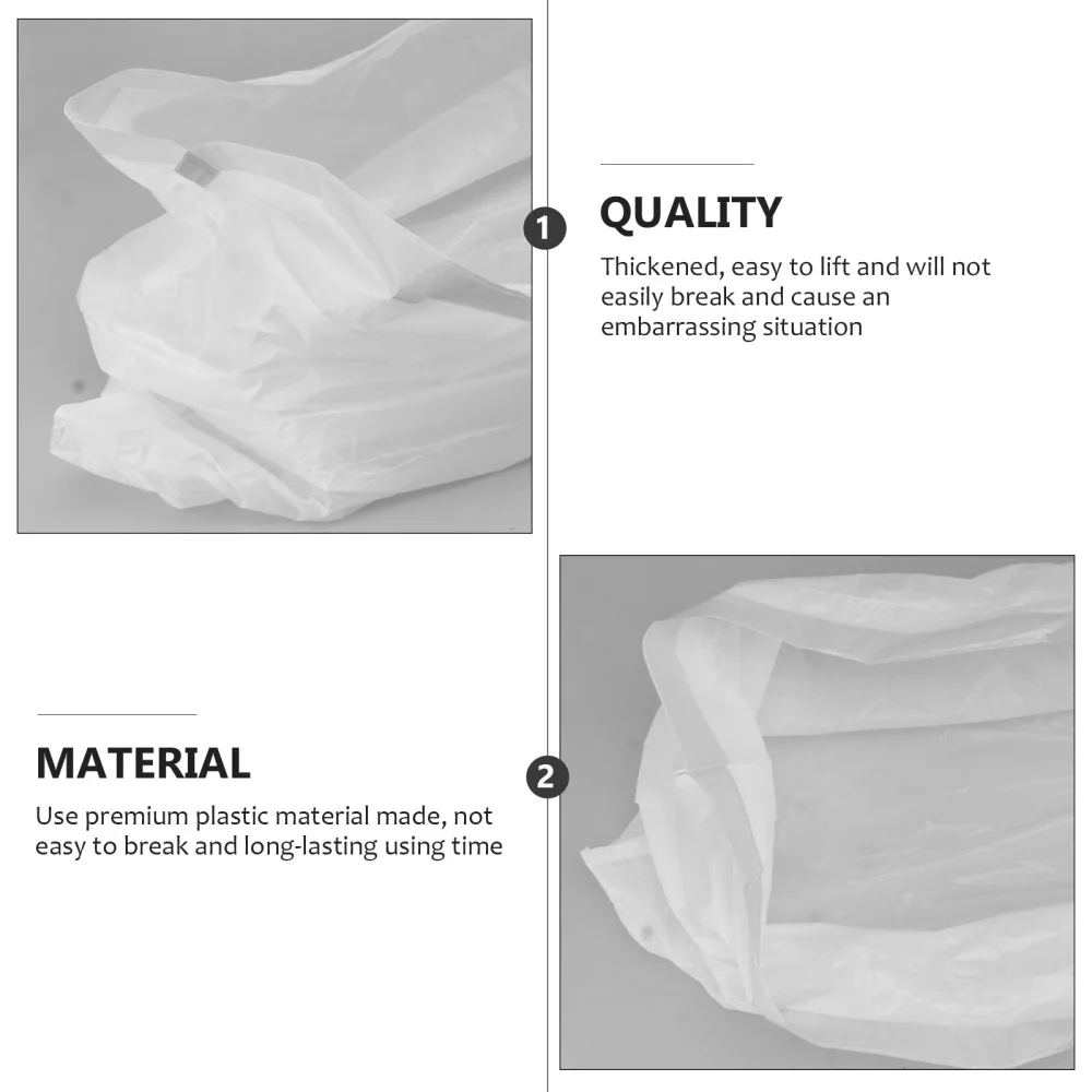 

20PCS Sturdy Cat Litter Bag Lazy People Cat Toilet Bag Thickened Cat Poop Bag