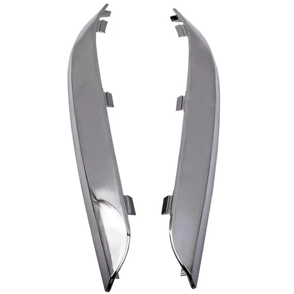 

maxpeedingrods Front Bumper Trim Set For Chrysler 300 Accent 2011 2012 2013 2014 Chrome