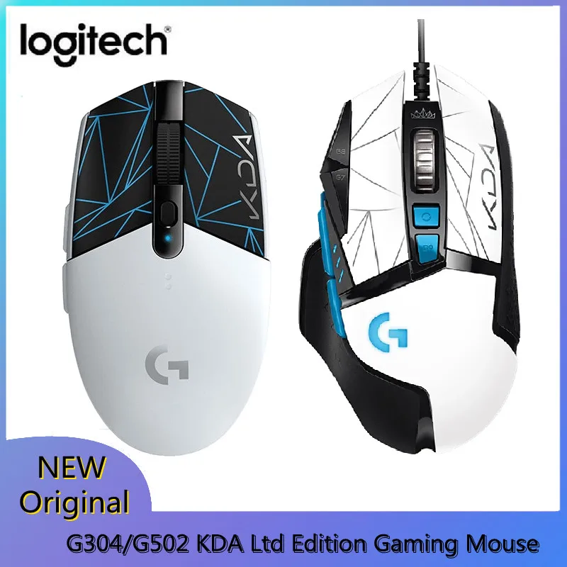 Мышь Logitech G304 G502 KDA Ltd Edition игровая мышь 2 4G Беспроводная HERO 12000DPI LIGHTSYNC RGB|Мыши| |