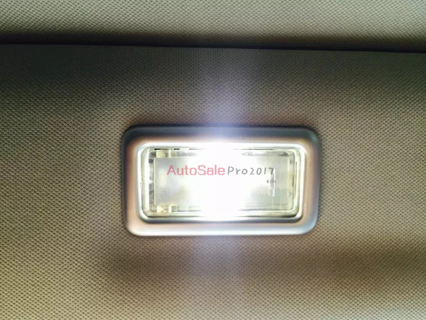 Матовый серебристый ABS хромированный интерьерный светильник для люка спереди и