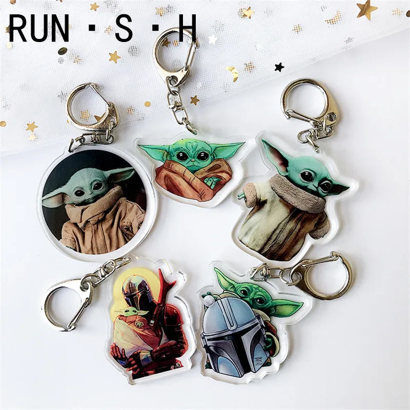 Милый мультяшный детский брелок в виде Йоды Звездные войны Скайуокер йода