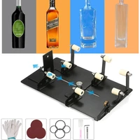 diy glass bottle cutter tool square round wine beer glass sculptures cutter machine for beer glass cutting bottles holder