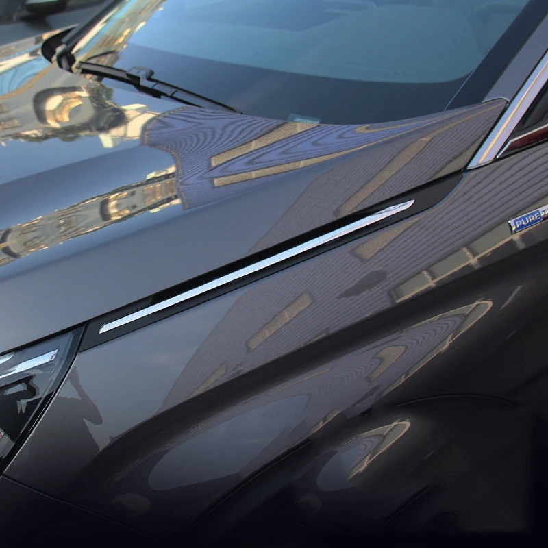 Lsrtw2017 Нержавеющая сталь двигателя автомобиля сбоку планки для peugeot 3008 5008 Декоративные интерьерные аксессуары
