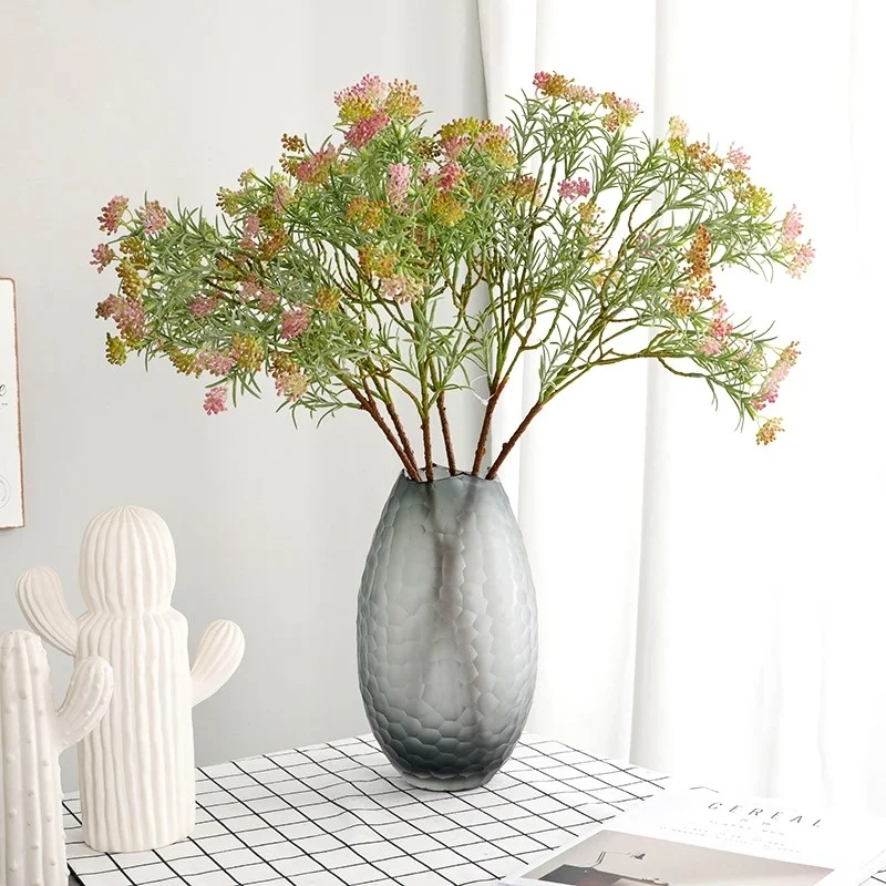 

Simulation Flowers and Green Plants Single Charolais Flower, Holiday, Wedding, Home, Banquet DIY Party Decoration Cheap Plant