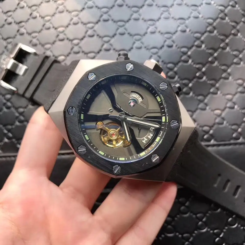 Роскошные Королевские турбийон спортивные мужские часы montre homme автоматические