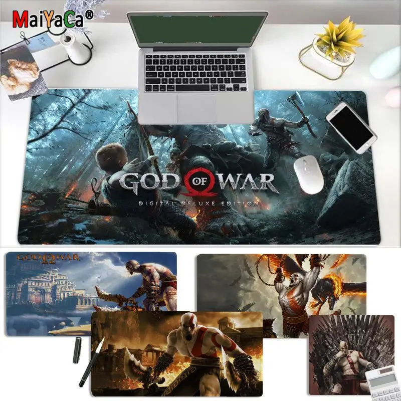 

Игровая скоростная мышь God Of War на заказ, маленький резиновый коврик для мыши, размер для Cs Go LOL, игровой ПК, ноутбука