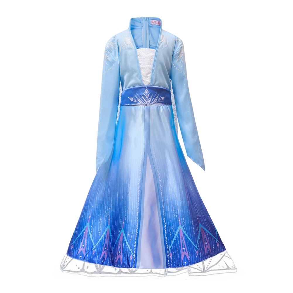 

Вечерние платья Эльзы, одежда принцессы Снежной Королевы для выпускного вечера, Детский костюм для вечеринки, дня рождения, из тюля, кружева...