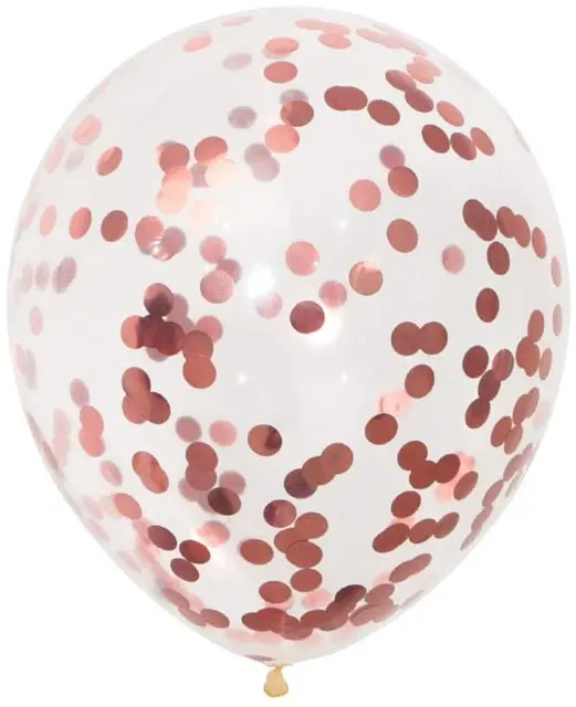 40pcs Noir Rouge Confetti Ballons Kit - 12 Pouces Noir Rouge Blanc