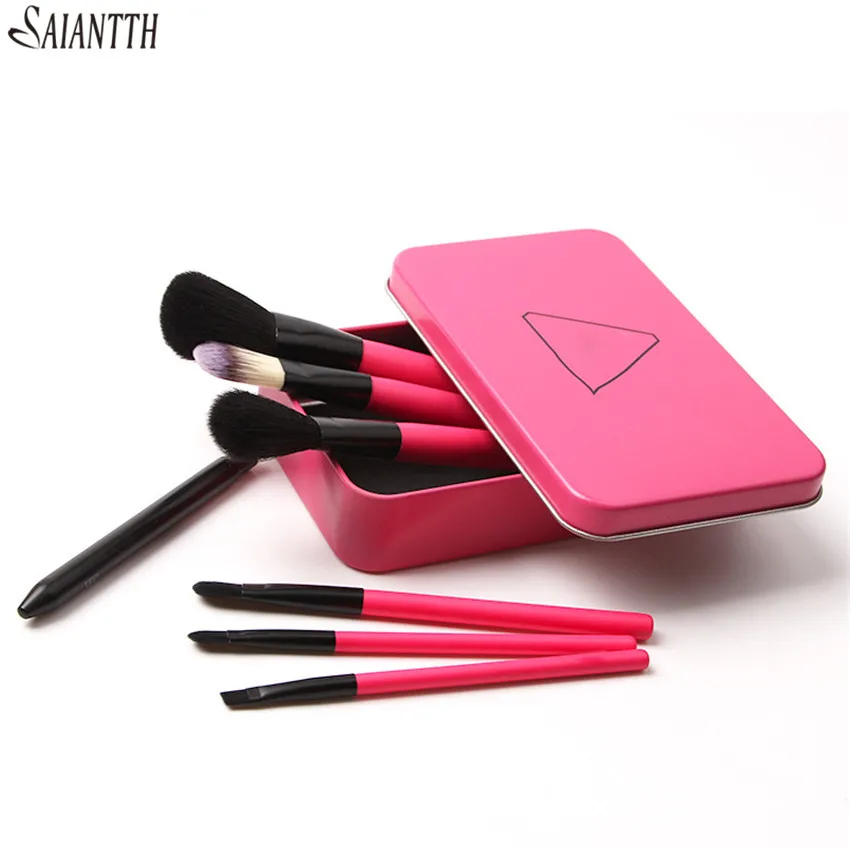 7 шт. набор кистей для макияжа розово красные|makeup brush set|7pcs makeup brushes setbrush set |