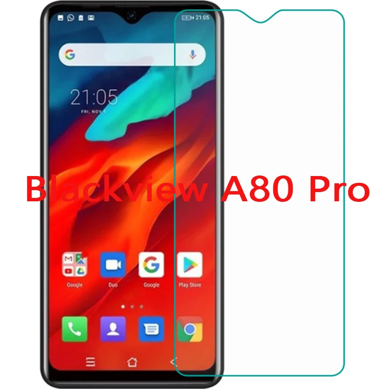 For Blackview A80 6.21&quot Glass Screen Protective Tempered ON Pro 6.49&quot Protector Cover Film | Мобильные телефоны и