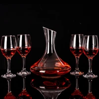 decanter set combination wine set crystal glass goblet whiskey vodka decanter 1500ml large capacity quick decanter