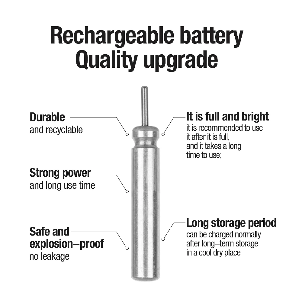 Поплавок для рыбалки перезаряжаемая батарея CR425 зарядное устройство USB