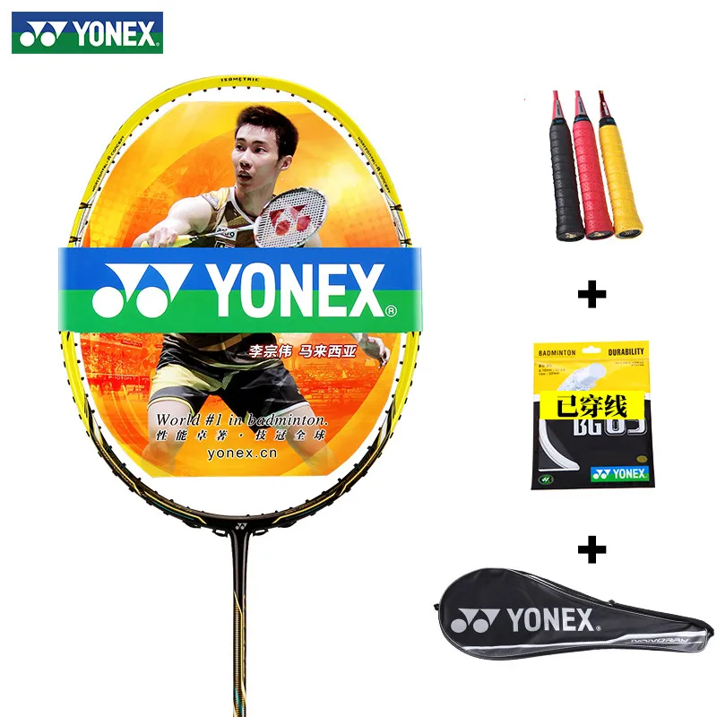Оригинальная ракетка для бадминтона Yy Yonex Nr Sp высокопрочная из углеродного