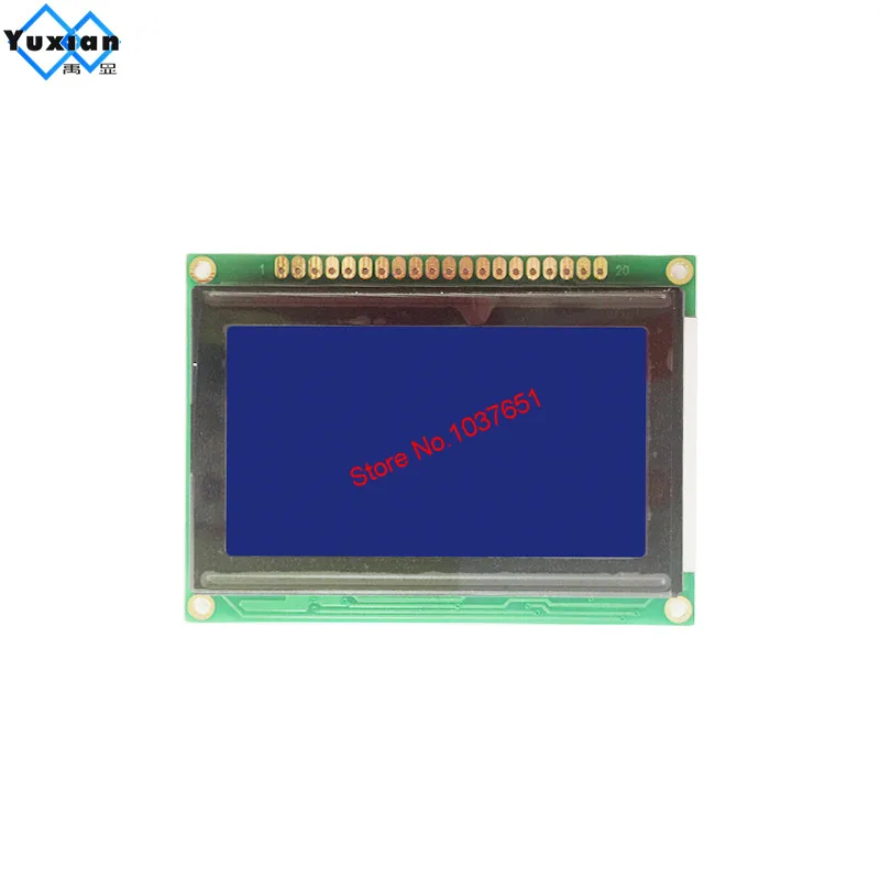 LCD panel 128*64 12864 lcd display graphic module 77*56mm LG12864A NT7108 S6B0107 S6B0108 wide teperature good quality | Электроника
