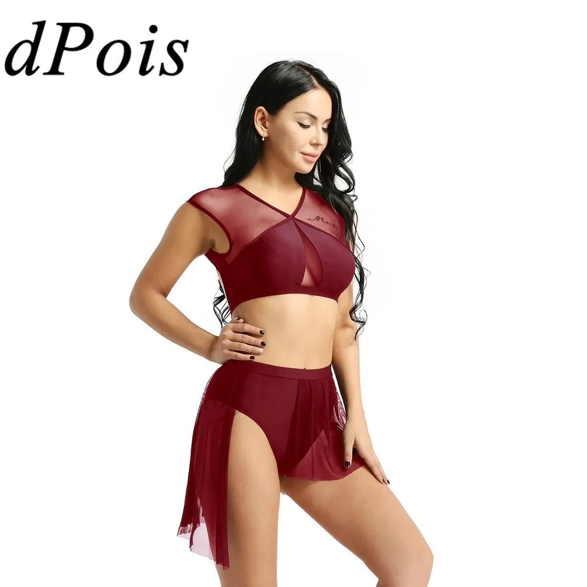 2019 г. асимметричное современное лирическое балетное танцевальное платье для