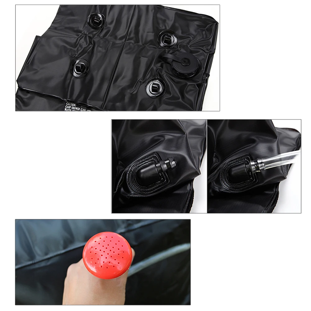 20/40L Solar Heated Shower Bag Traveling Camping Hiking Climbing Body Pet Cleaning Water Outdoor Portable Bathing | Спорт и