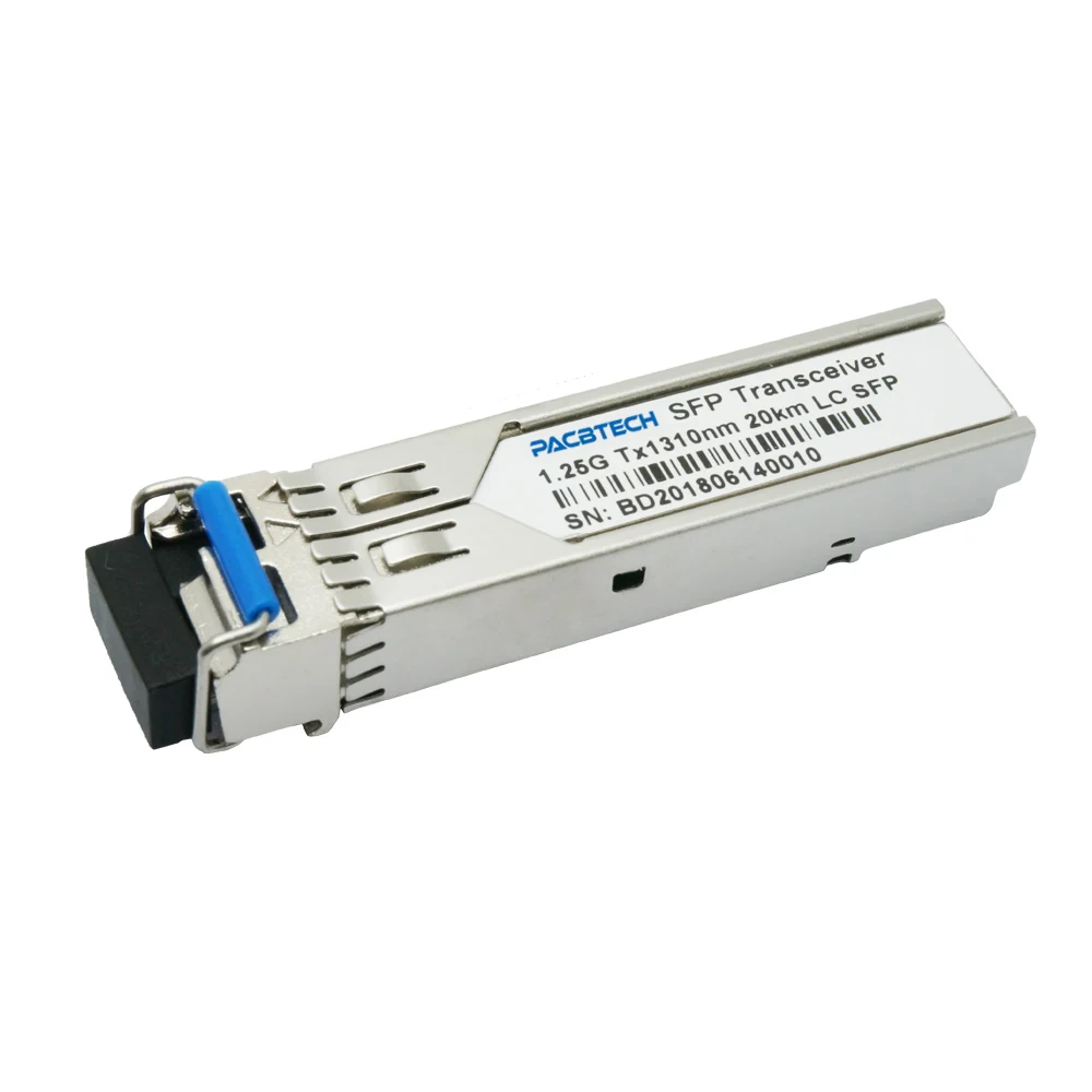 Модуль SC SFP 2 шт. гигабитный DDM BIDI mini gbic 1000 Мбит/с 60 км волоконный трансивер