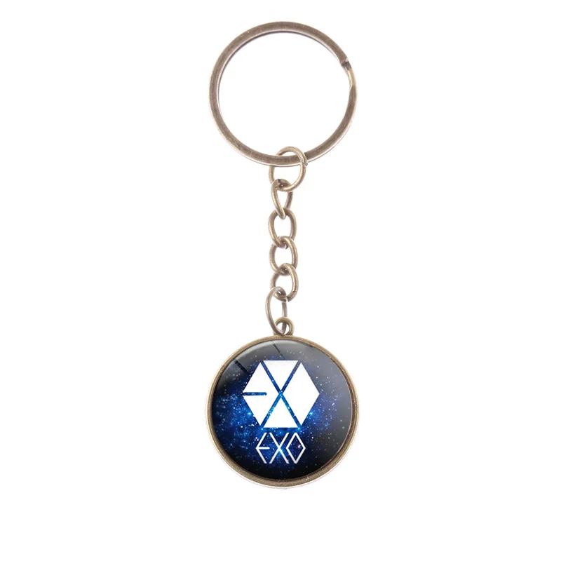 Модный логотип EXO Kpop брелок в стиле хип хоп Стиль Корейском пение команда
