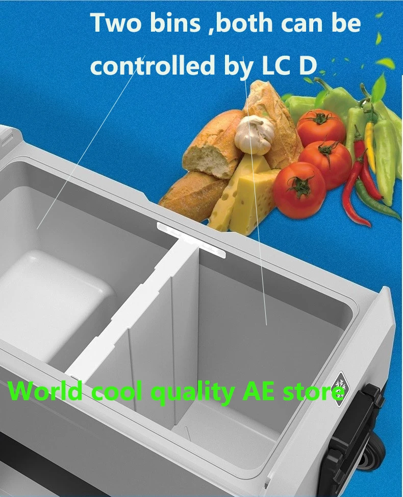 50 л автомобильный холодильник Alpicool 12 В компрессор портативный быстрое