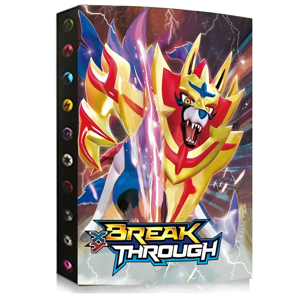 

Альбом для карт с покемоном, книга с 9 карманами, меч и щит, коллекционный держатель для карт, папка для игр и карт, детские игрушки, крутой под...