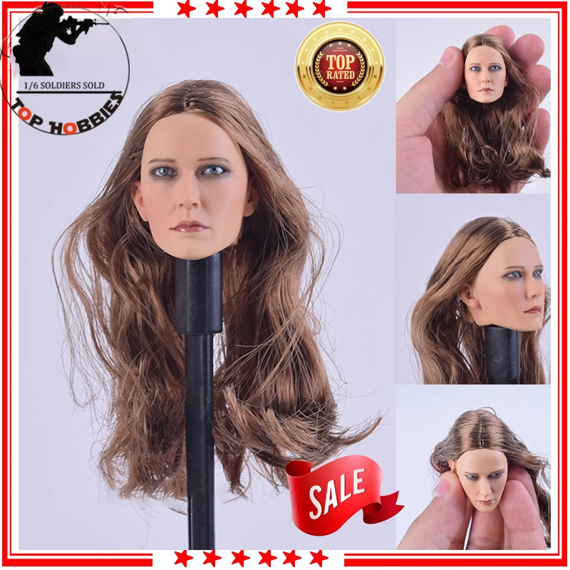 1/6 KUMIK Женская фигурка голова куклы подходит для 12 дюймовых фигурок экшн фигурки