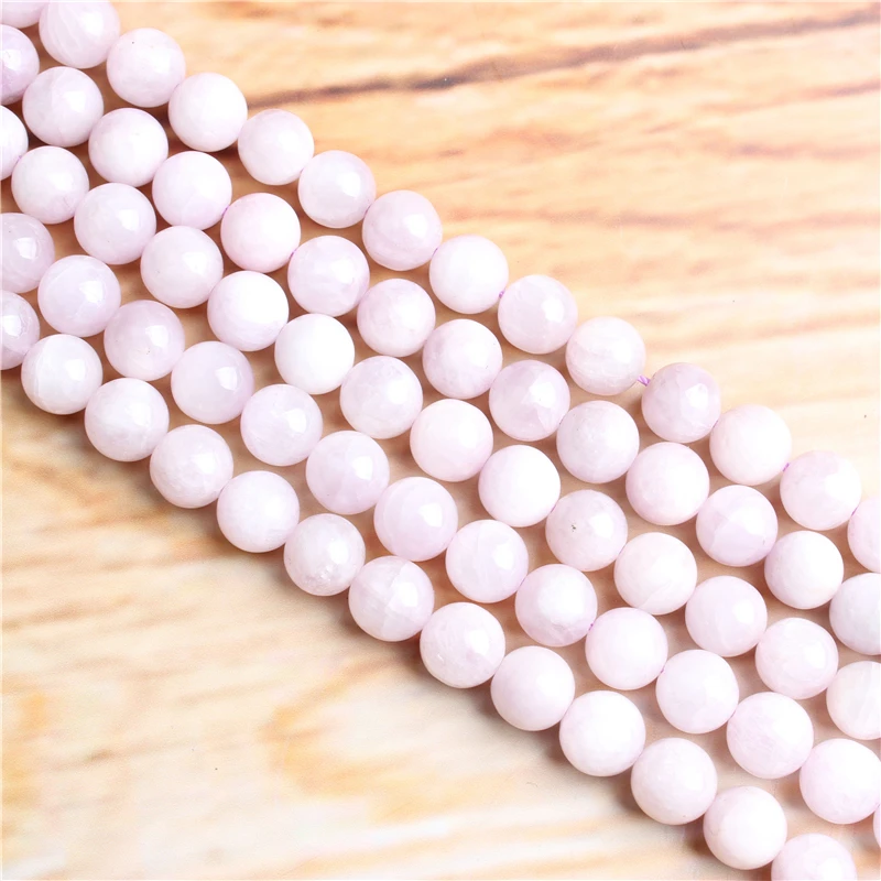 

4/6/8/10/12mm Natural Stone Beads Matte Lava Kunzite Loose Stone Round Beads For DIY Jewelry Bracelet Necklace Make