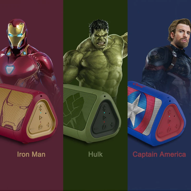 Беспроводная Bluetooth Колонка Marvel 5 Вт со встроенным микрофоном|Портативные колонки|