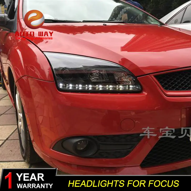 JGD новый стиль для Ford светодиодная фара Focus 2005-2008 Bi-Xenon передняя светодиодные фары