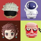 Чехол для наушников Airpods Pro 3, милый мультяшный 3D-чехол титана для беспроводных наушников 1, 2, 3, защитная зарядная станция в стиле аниме