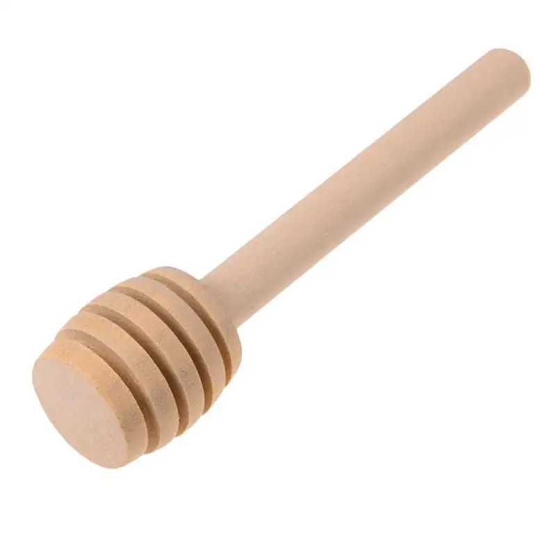 

1pcs Eco-Friendly Mini Wooden Honey Spoon Honey Wooden Stir Bar For Honey Jar Supplies Long Handle Mixing Stick Dessert Tools