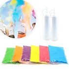 Порошок для бега, кукурузный крахмал, цветной пробег, реквизит для Фотокабины, 100gBag, 6 цветов, s, пищевой класс, цвет ed, безвредная и привлекательная кукурузная мука