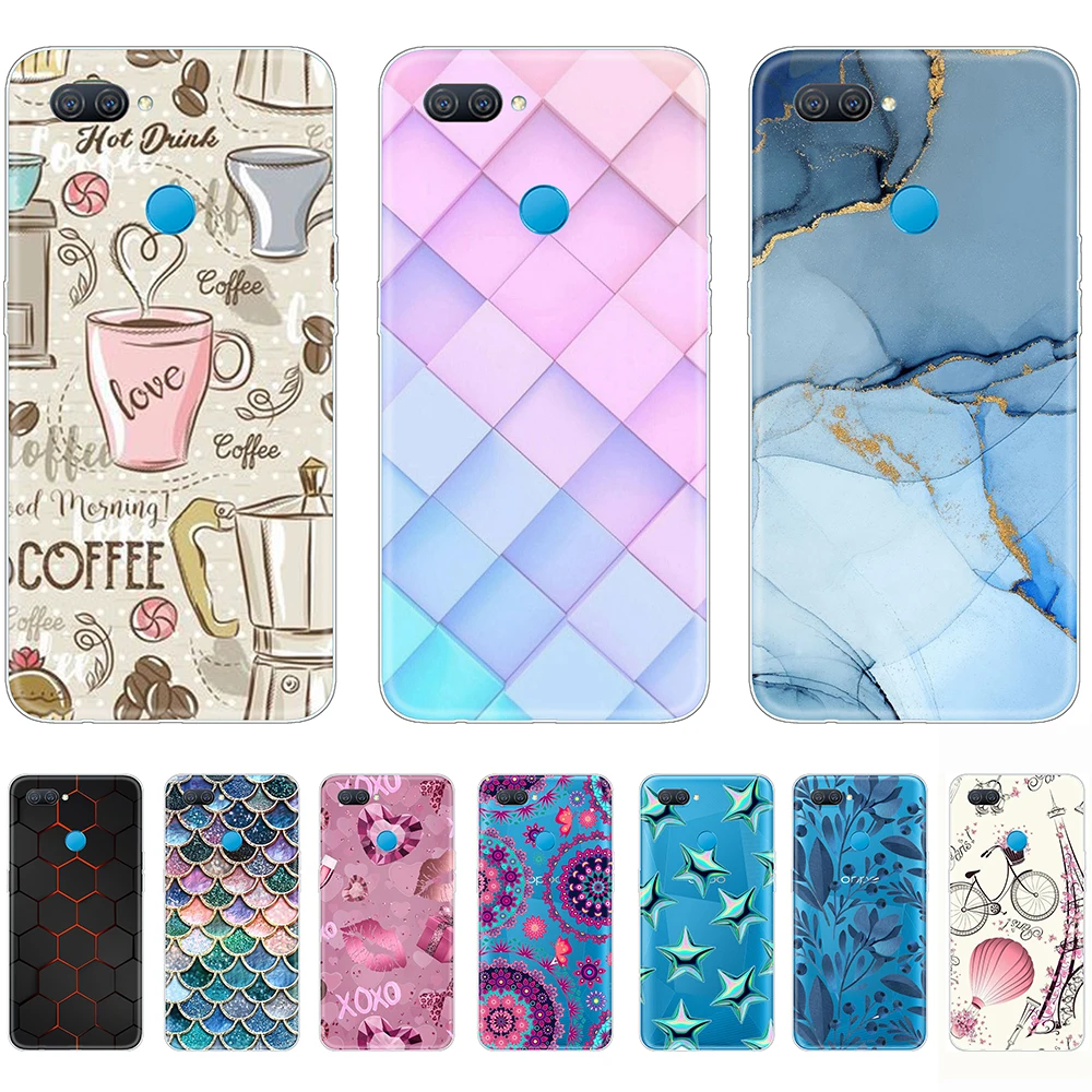 

silicon case for OPPO A12 Fashion Luxury Personality Durable TPU Shell Back Cover Anti Fall Dirt Resistant Soft Shockproof Case