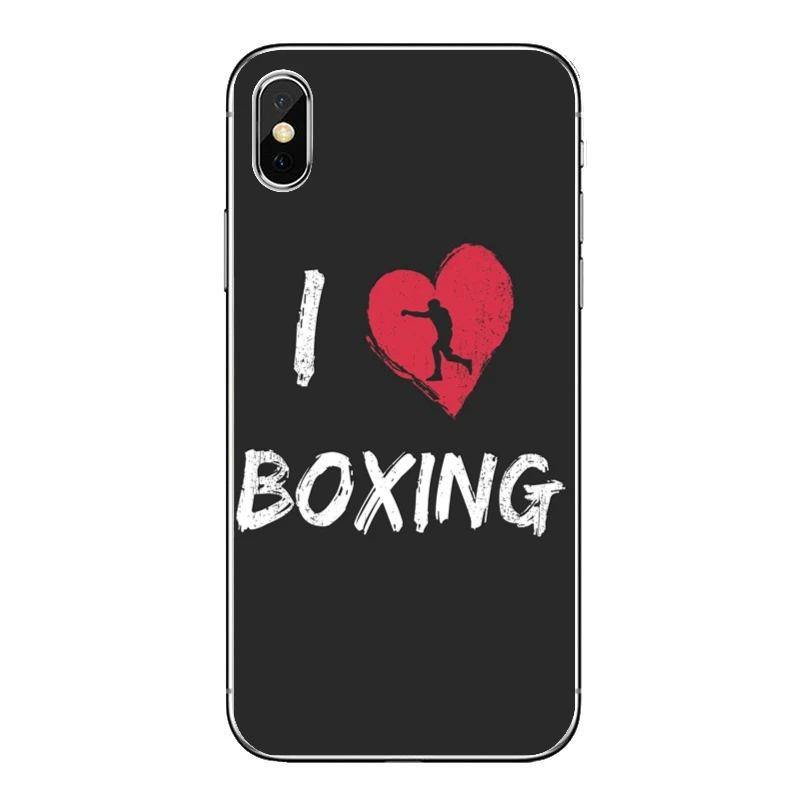 Боксерские перчатки силиконовый чехол для телефона iPhone 12 11 Pro Max Mini XS XR X 8 7 Plus 6 6S 5 5S